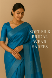 Soft Silk Bridal Wear Saree Image